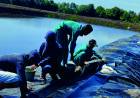 Pemasangan/Instalasai Plastik Geomembrane HDPE