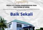 AKREDITASI BAIK SEKALI PROGRAM STUDI TEKNIK PENANGKAPAN IKAN 