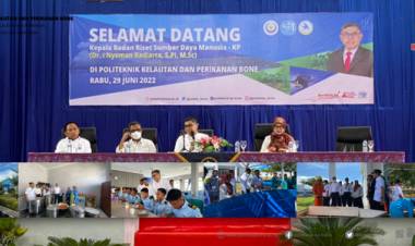 Kunjungan Ka BRSDM KP dan Kapusdik KP serta silaturahmi dengan Pegawai SUPM dan Poltek KP Bone