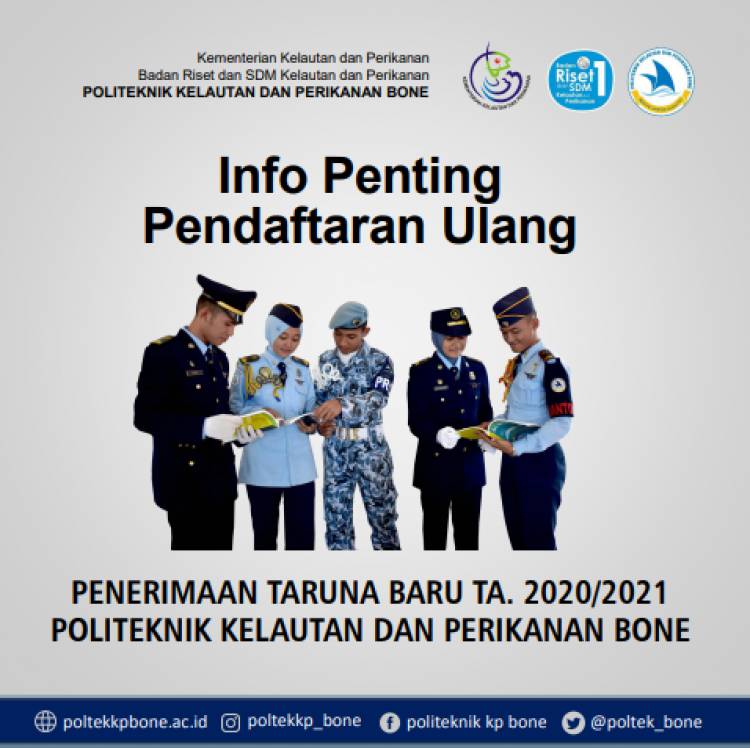 Pengumuman Pendaftaran Ulang Politeknik Kelautan dan Perikanan Bone