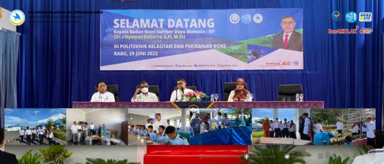 Kunjungan Ka BRSDM KP dan Kapusdik KP serta silaturahmi dengan Pegawai SUPM dan Poltek KP Bone