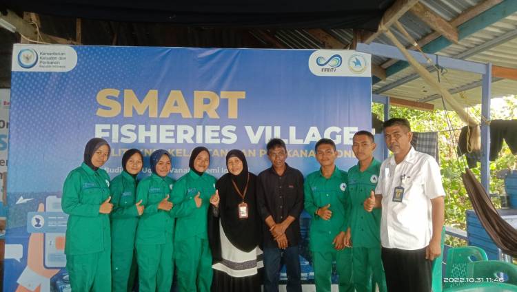 KUNJUNGAN PENYULUH PERIKANAN DAN PEMBUDIDAYA DARI KECAMATAN CENRANA, KABUPATEN BONE, SULAWESI SELATAN
