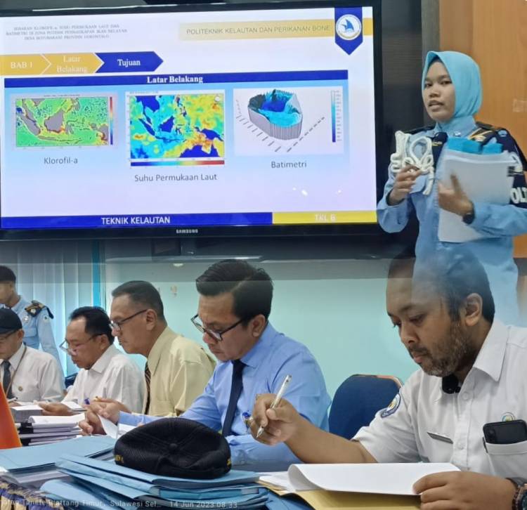 Taruna Politeknik KP Bone Lakukan Seminar Hasil KPA