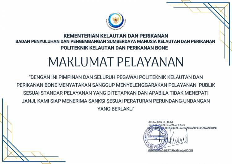 Maklumat Pelayanan 2025